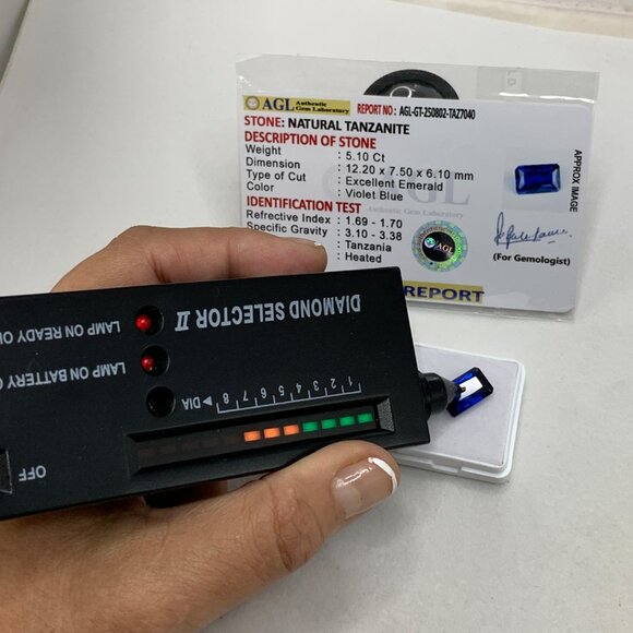 Elegant Blue Gemstone tanzanite - Picture 4 of 13